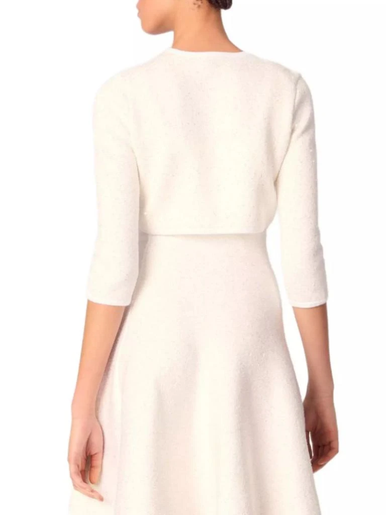 Maje Cropped Cardigan with Rhinestones 4
