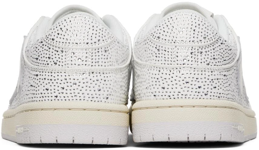 AMIRI White Crystal Skel Top Low Sneakers 2
