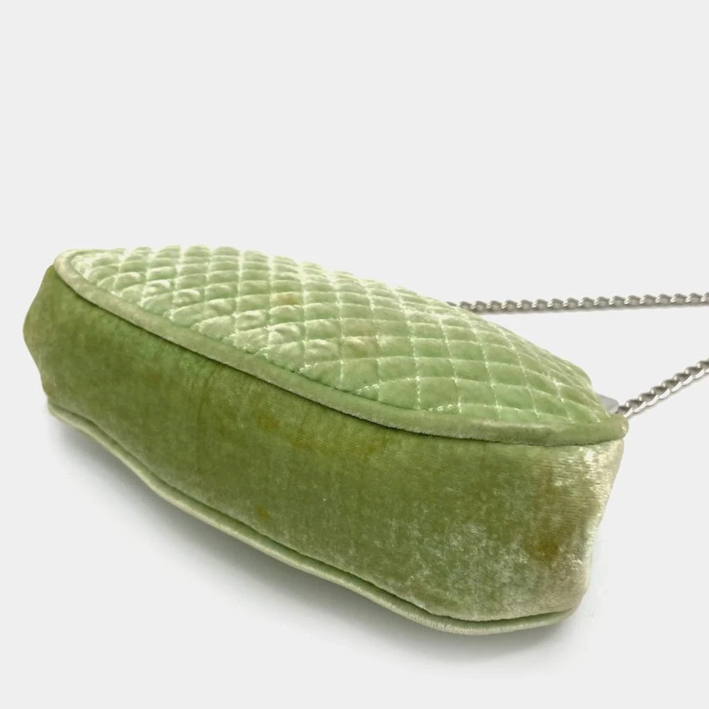 Chanel Chanel Green CC Mark Kisslock Bag Chain Shoulder Bag 12