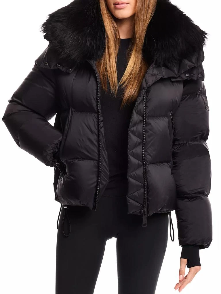 SAM. Kaia Down Shearling Collar Coat 3