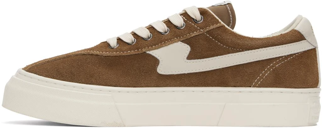 Stepney Workers Club Brown & White Dellow S-Strike Cup Suede Sneakers 3