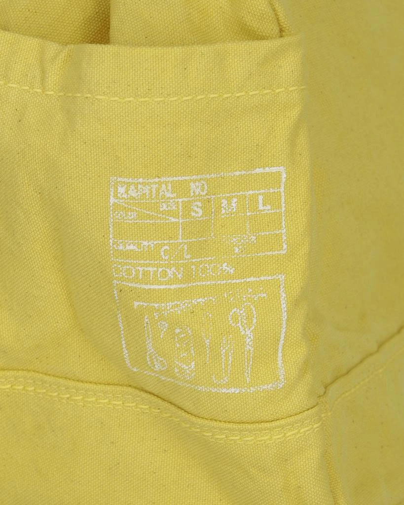 KAPITAL #6 Canvas Standard Tote Bag (S) Lemon 4