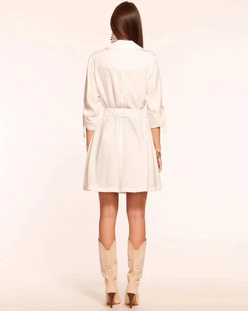 Ramy Brook Avalynn Trench Coat In Ivory 2