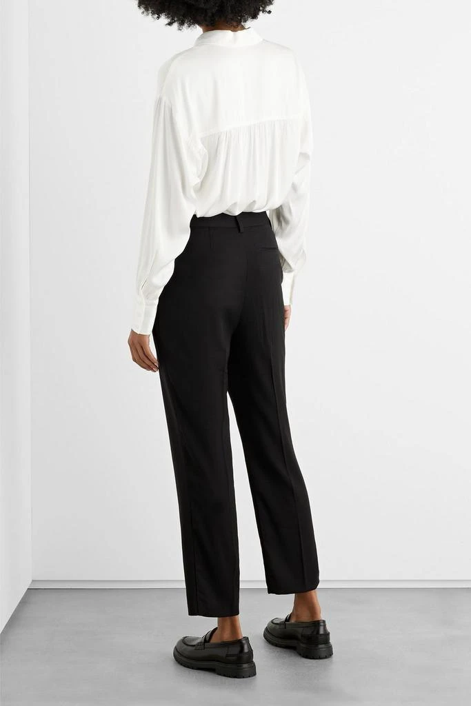 IRIS & INK Lucia cropped twill slim-leg pants 3