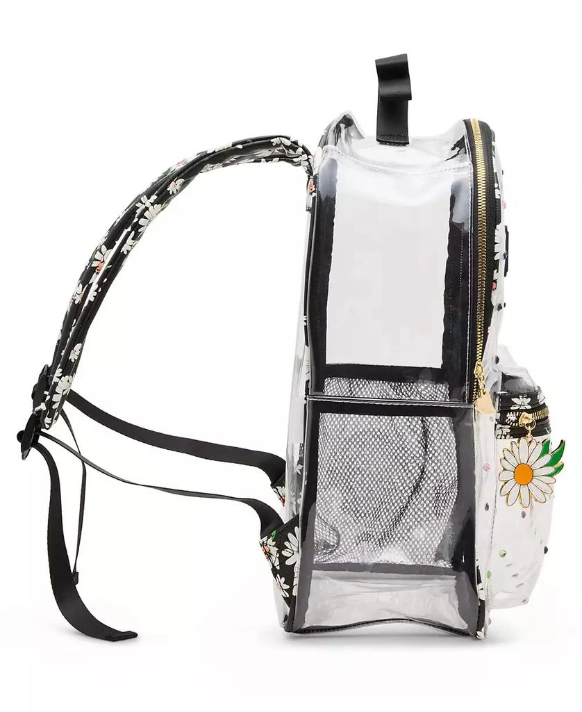 Betsey Johnson Wild Child Clear Large Backpack with Pouch 5