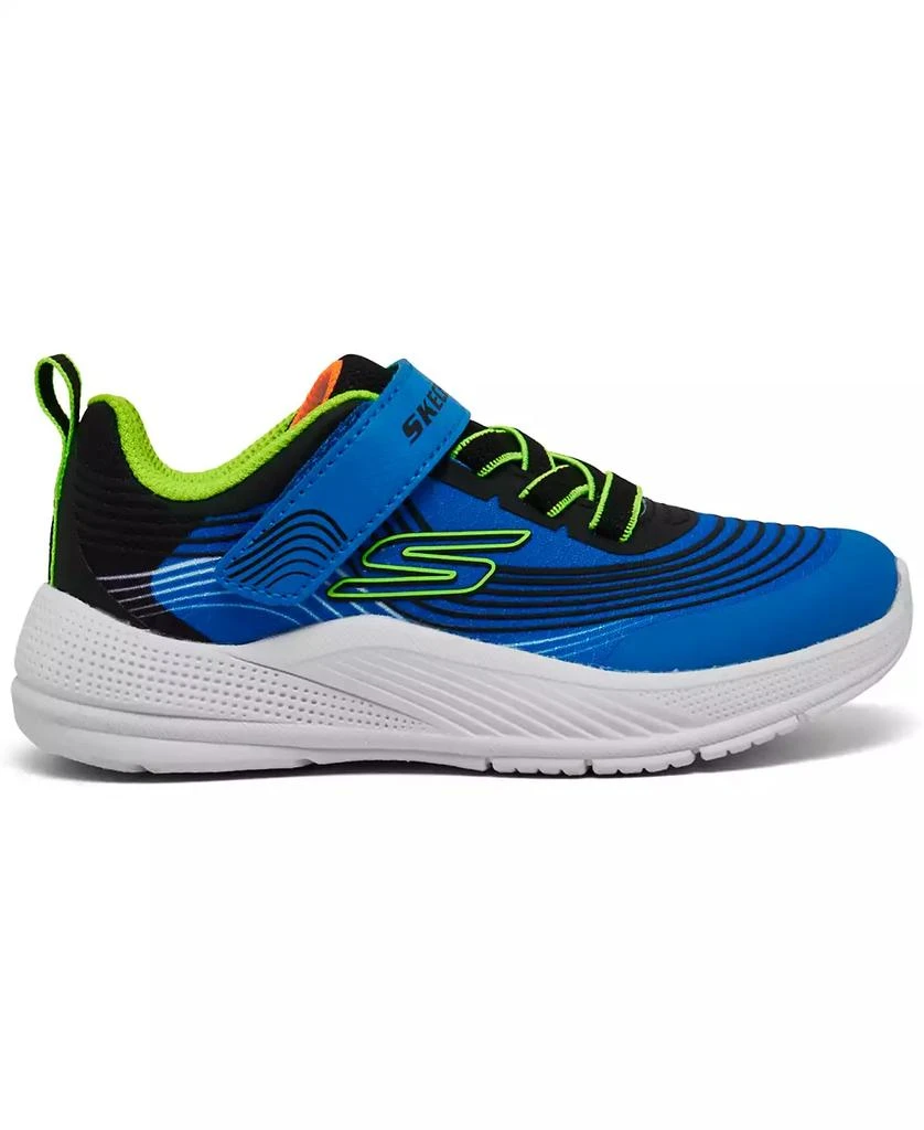 SKECHERS Toddler Boys' Microspec Advance Fastening Strap Casual Sneakers from Finish Line 6