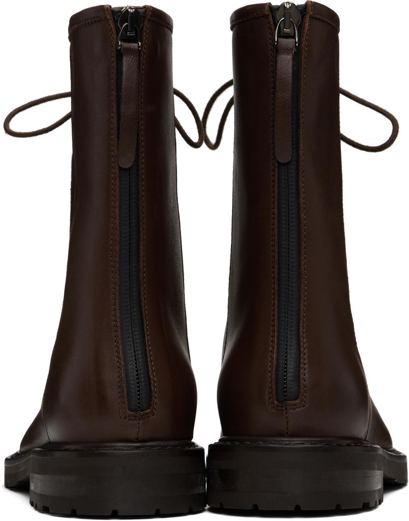 LEGRES Brown Combat Boots