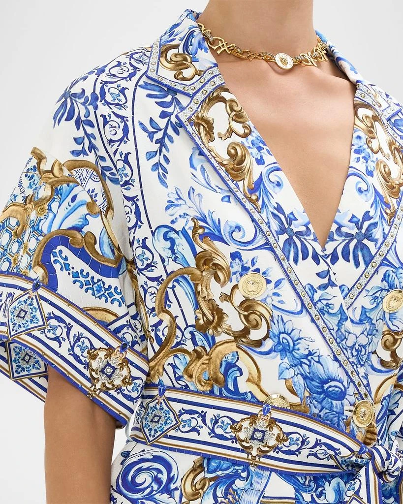 Camilla Azul Adventures Double-Breasted Short Jacket 6
