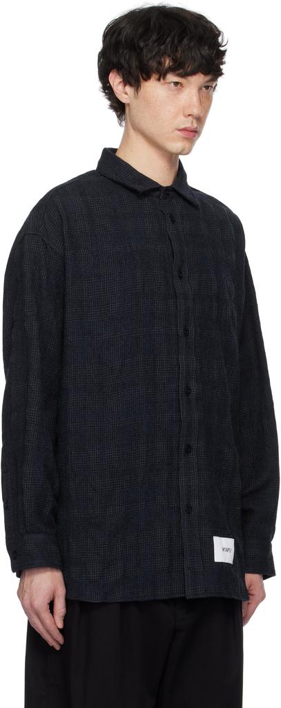 Wtaps Navy Check Shirt