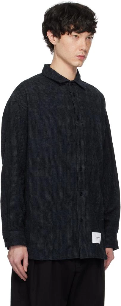 Wtaps Navy Check Shirt 2