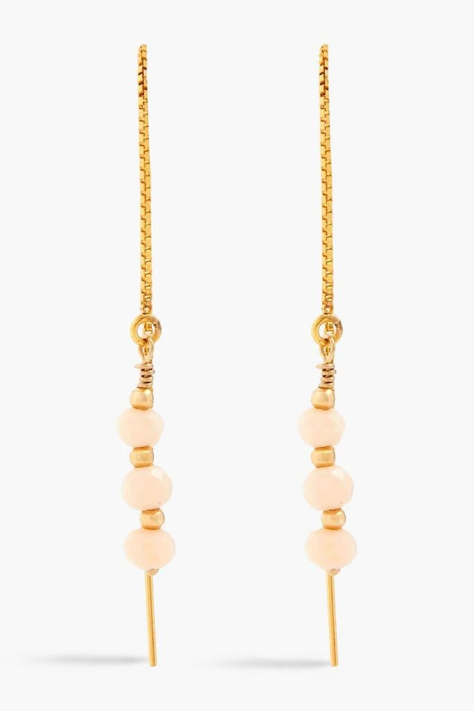 Zimmermann Gold-tone stone ear threads 1