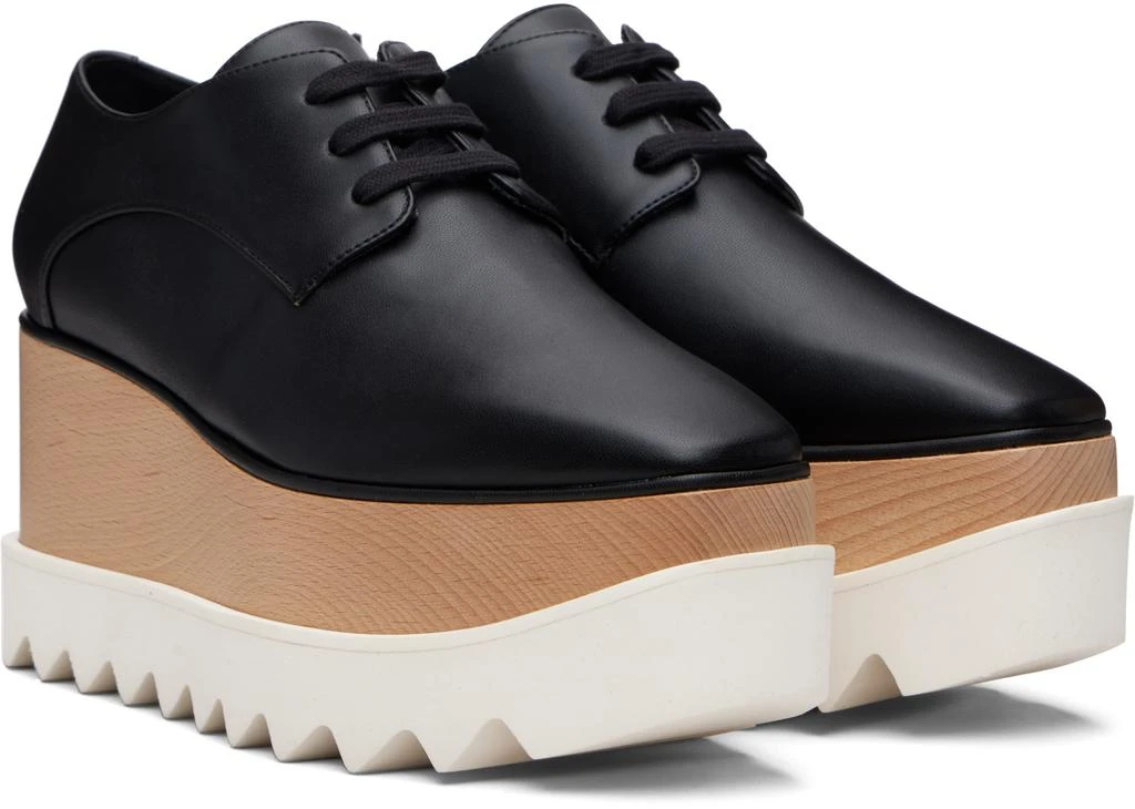 Stella McCartney Black Elyse Platform Derbys 4