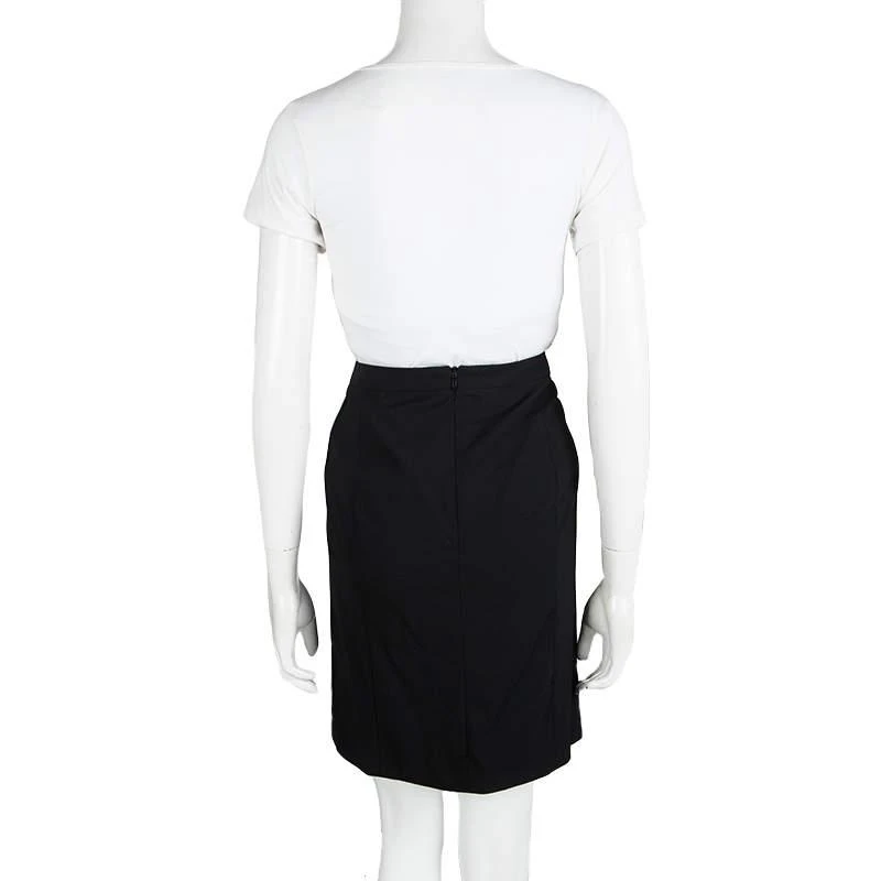 Hugo Boss Hugo By Hugo Boss Black Wool Rossla Skirt M 3