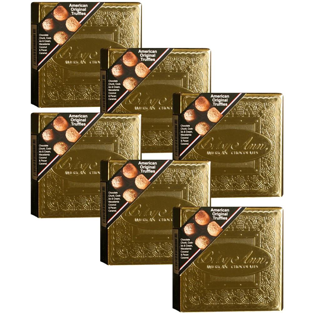 Betsy Ann Chocolates Betsy Ann 4 Piece American Truffle Chocolates Gift Set, Pack of 6