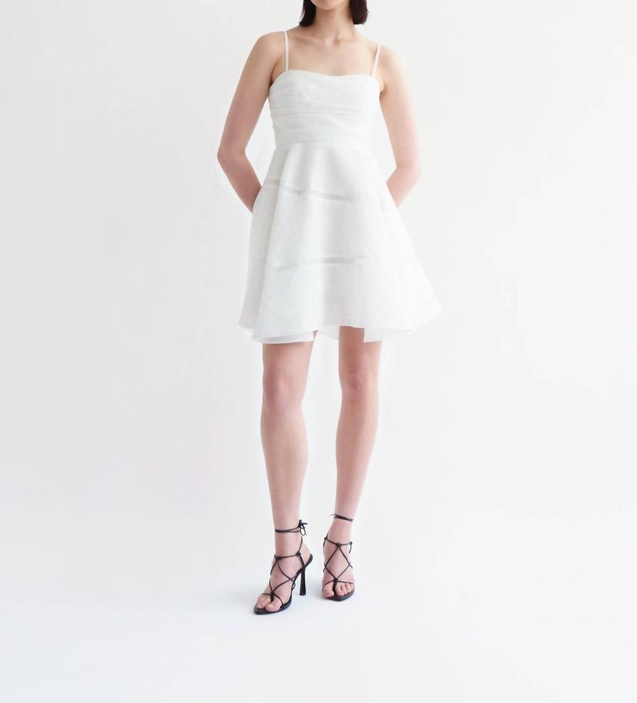 Aje Cinque Jacquard Mini Dress