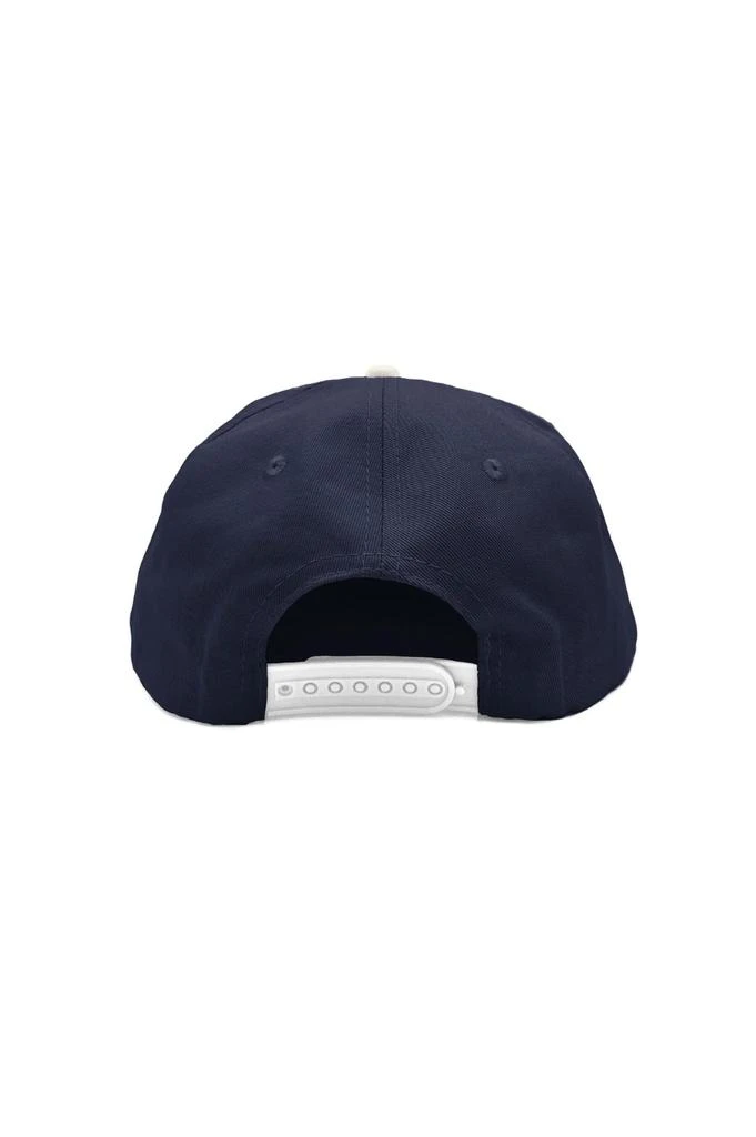 Free 
Easy Men
s Two Tone Short Brim Snapback Hat In Navy/bone 2