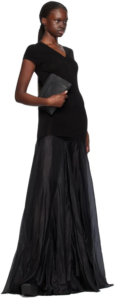 Rick Owens Black Divine Maxi Dress 4