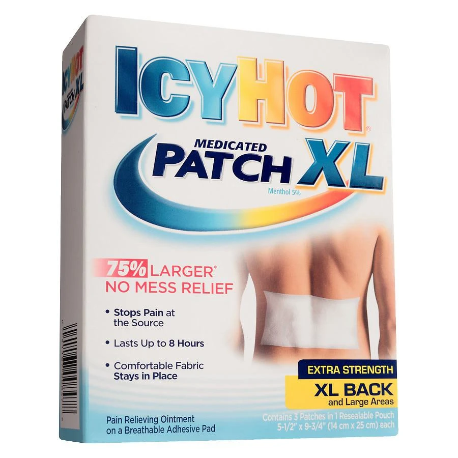 Icy Hot Original Pain Relief Patch for Back and Large Areas X-Large 1