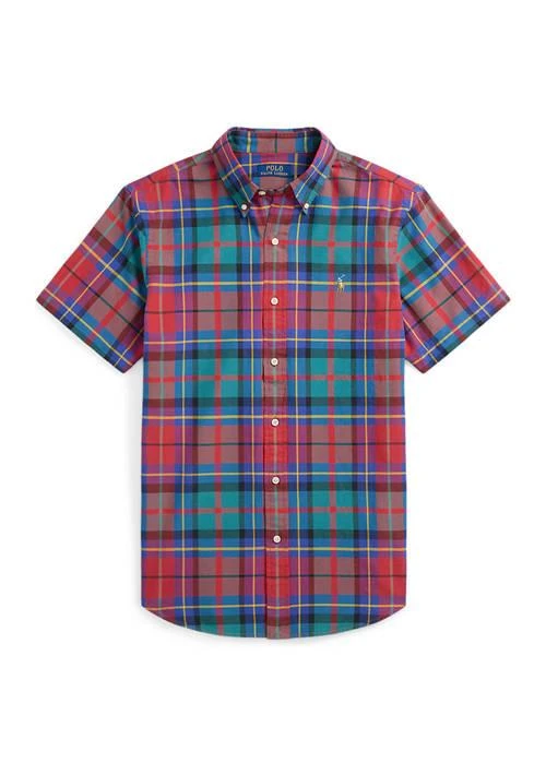 Ralph Lauren Classic Fit Plaid Oxford Shirt 4