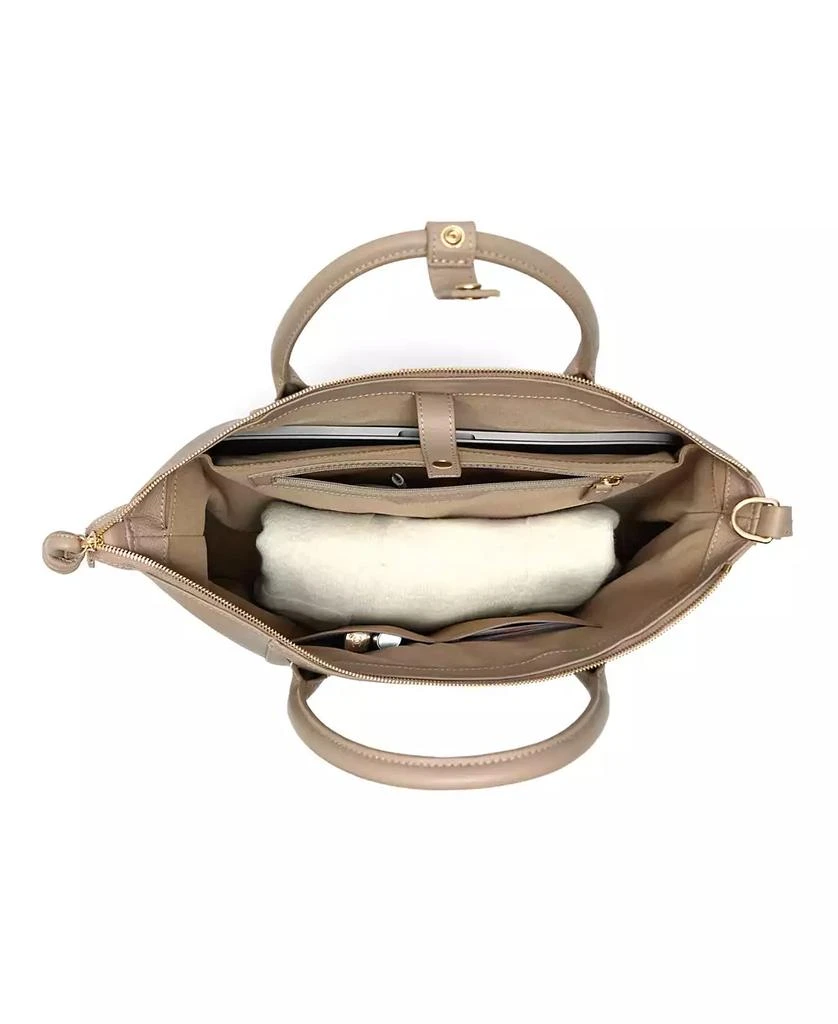 Esin Akan Wimbledon Large Leather Backpack Tote 10