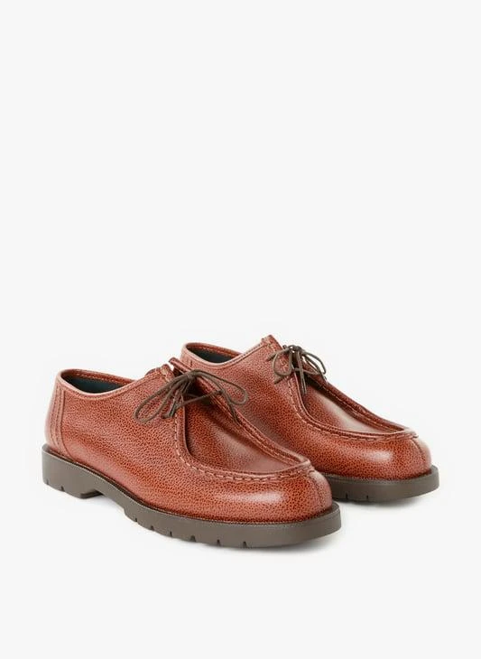 KLEMAN Calfskin leather lace-up loafers 1