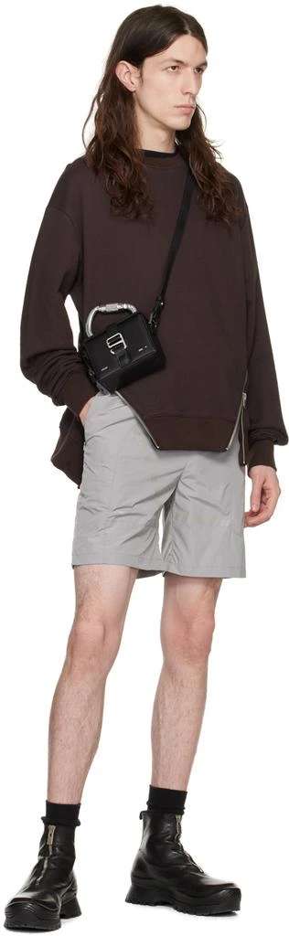 HELIOT EMIL Gray Track Shorts 4