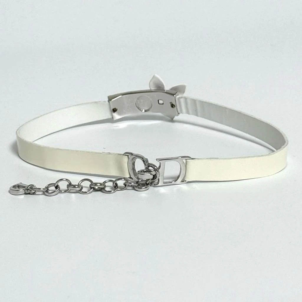 Dior Leather Metal Choker (Pre-Owned) 2