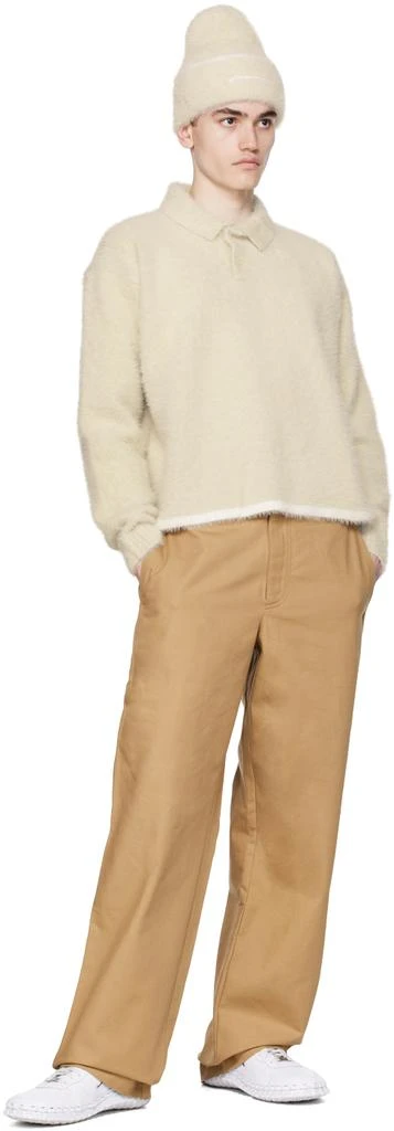 Jacquemus Off-White Le Papier 'Le Polo Neve' Polo 4