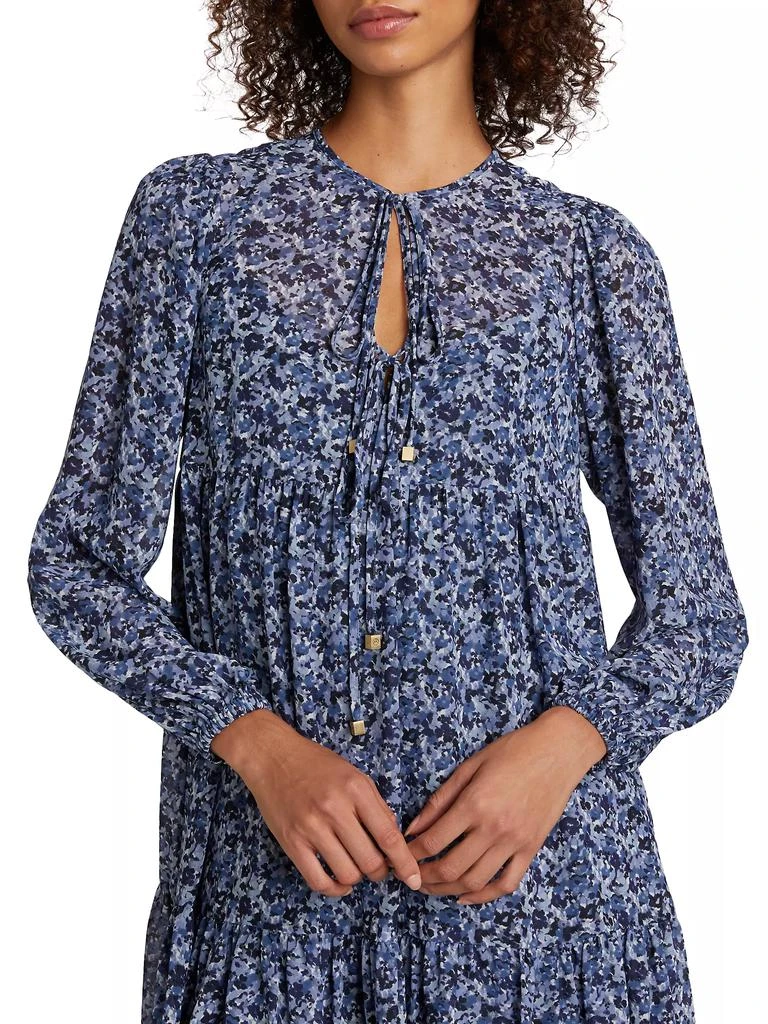 Michael Kors Tie Neck Mini Dress 6