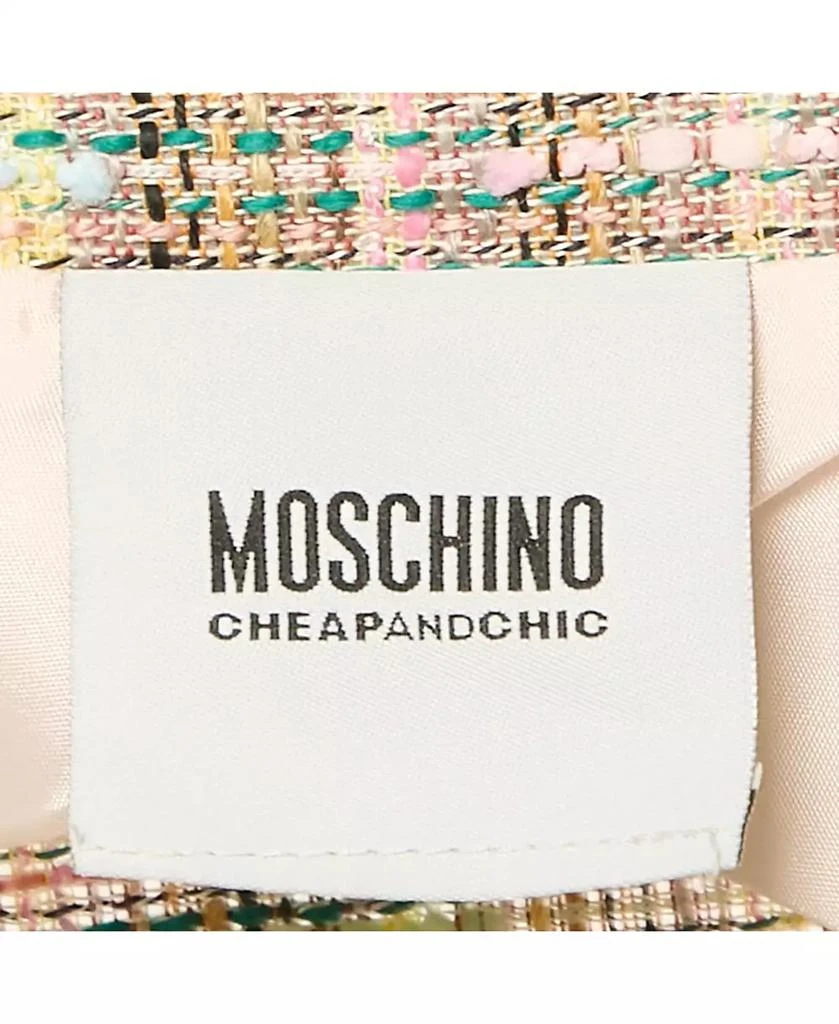 Pre-Owned Moschino Women
s Cheap And Chic Multicolor Tweed Short Sleeve Jacket 6