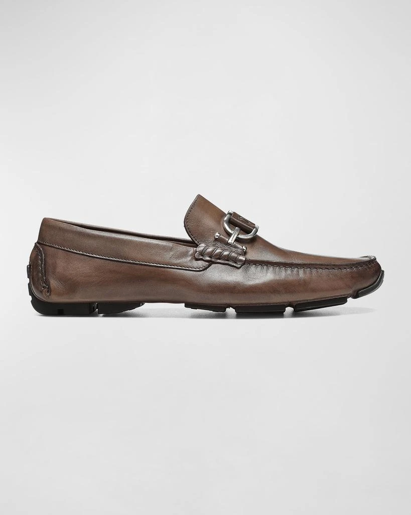 DONALD J. PLINER Made in Italy Nubuck Penny Vamp Driving Loafer in Brown 10 $265 DONALD J. PLINER Made in Italy Nubuck Penny Vamp Driving  main image 2