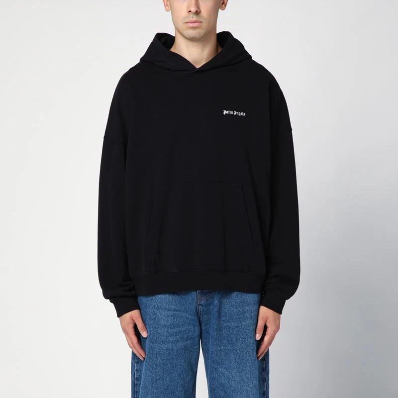Palm Angels Black Logo sweatshirt hoodie 1
