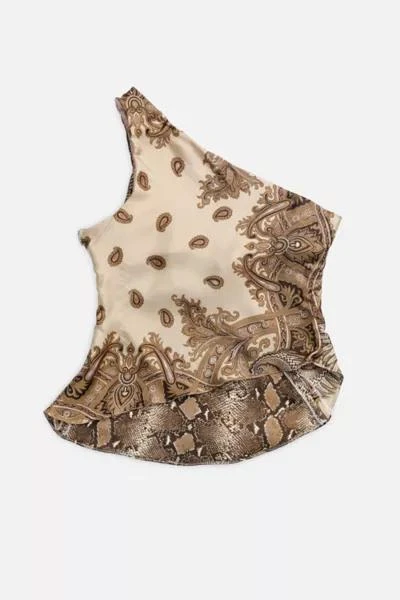 Frankie Collective Rework Silk Scarf Ruche Tank 028 2