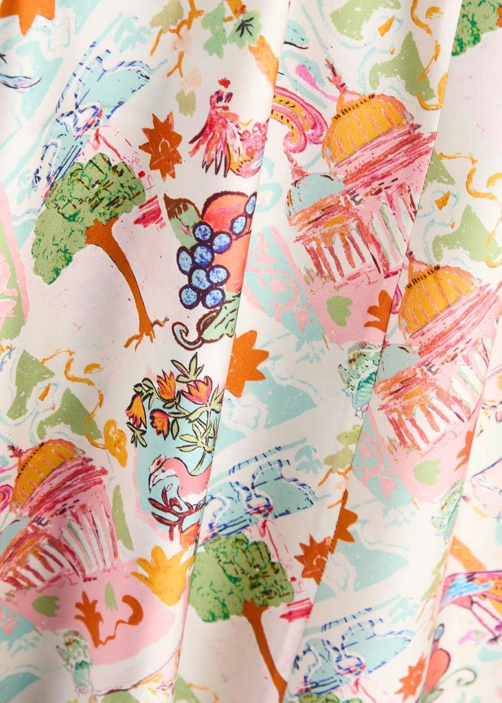 JESSICA RUSSELL FLINT Paradise Island printed stretch-silk chemise 5
