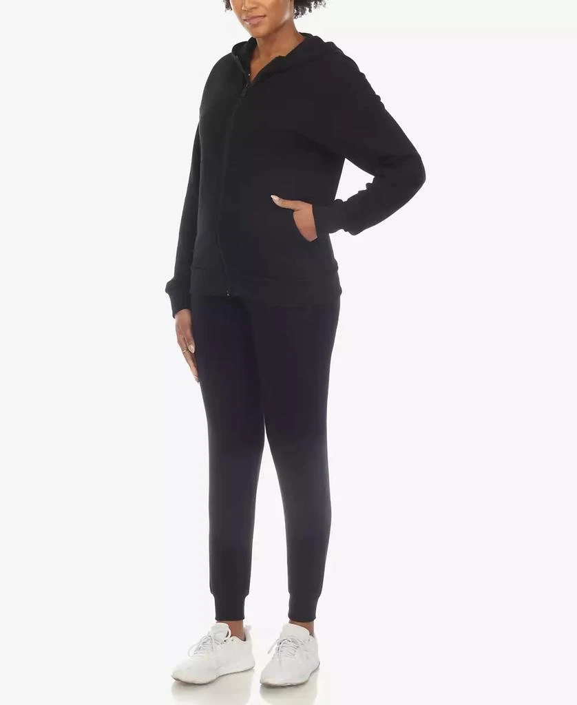 White Mark Women's Fleece Lined 2-Pc. Tracksuit Set 3