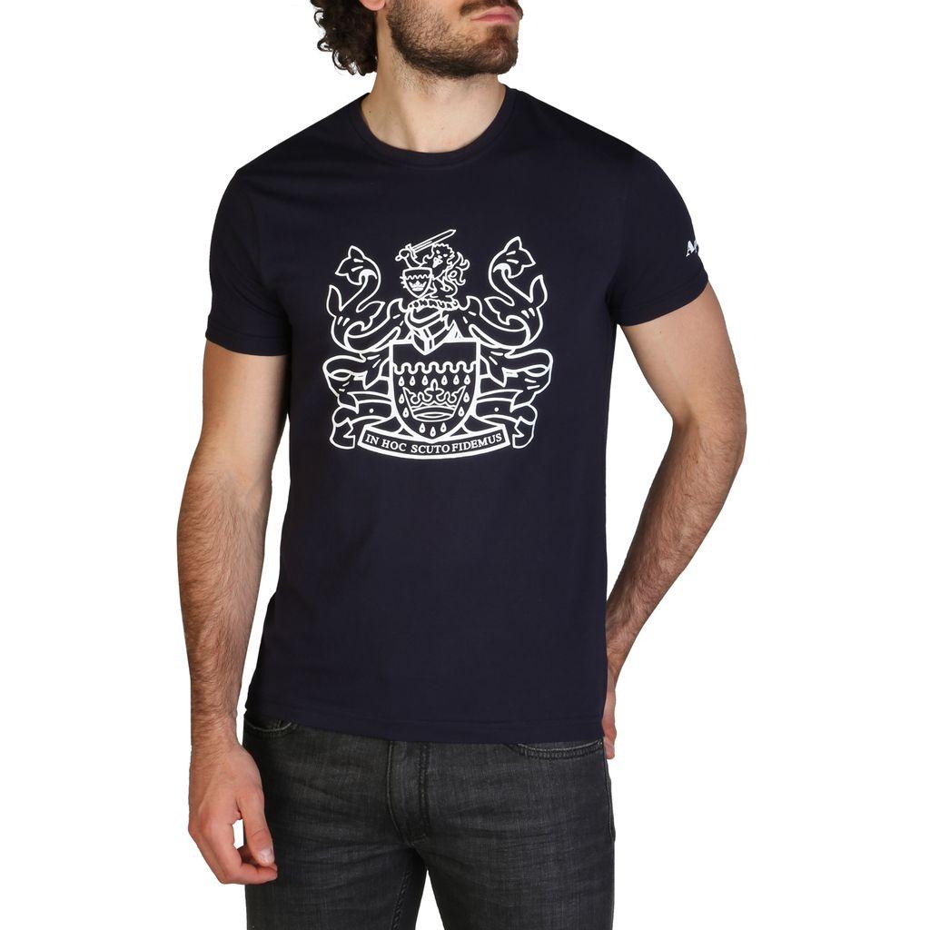 Aquascutum T-shirts Blue Men