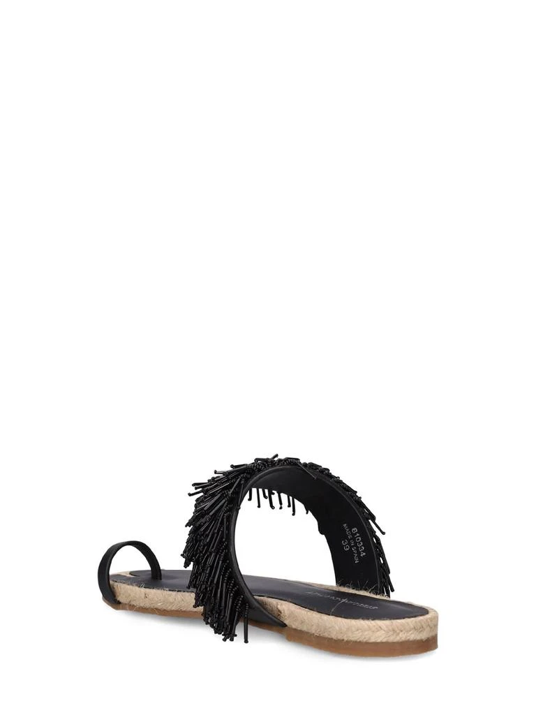 Stella McCartney Gaia Glass Fringe Flat Sandals 3