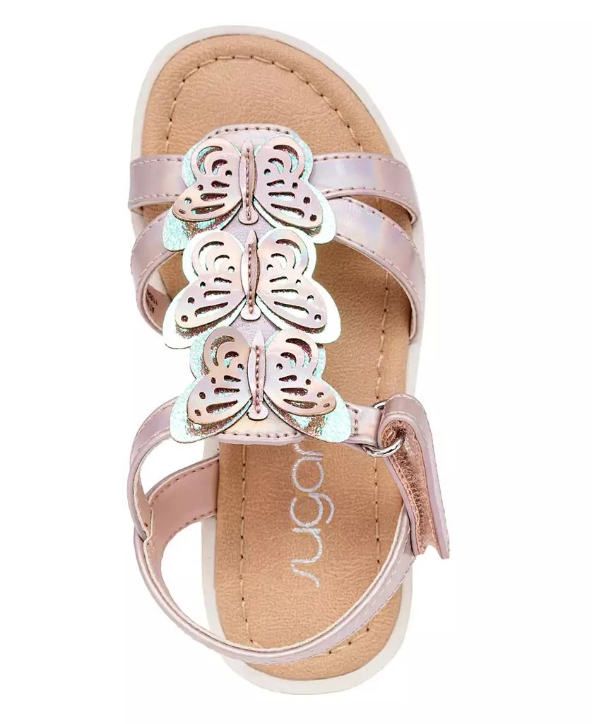 Sugar Toddler and Little Girls Leche Frita Flat Sandals 4