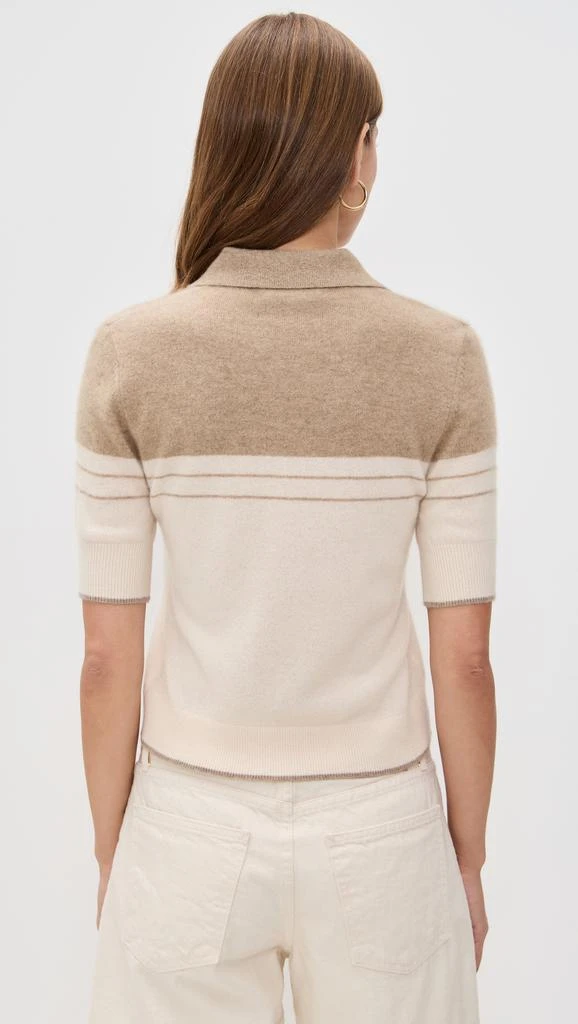 White + Warren Cashmere Polo Top 2
