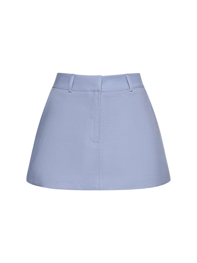 The Frankie Shop Isle Linen Blend Mini Skirt