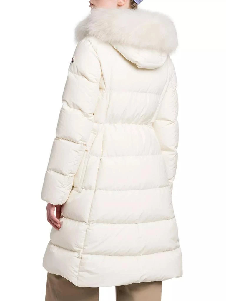 Moncler Blain Nylon Long Down Jacket 4