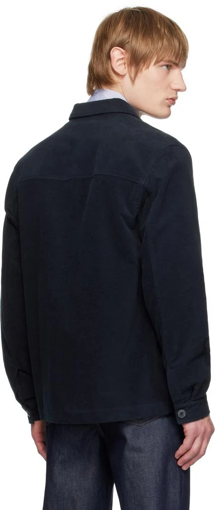 Sunspel Navy Moleskin Twin Pocket Jacket 3