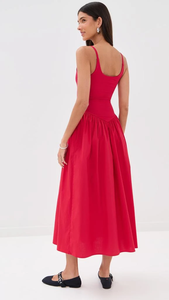 LE BOP Alix Mixed Fabric Tank Dress 2