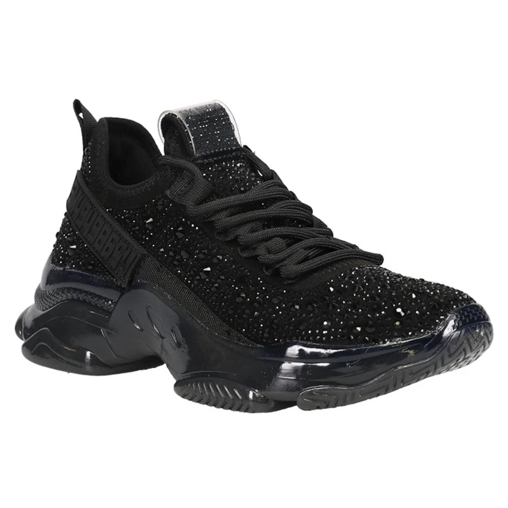 Steve Madden Maxima Rhinestone Embossed Lace Up Sneakers 2