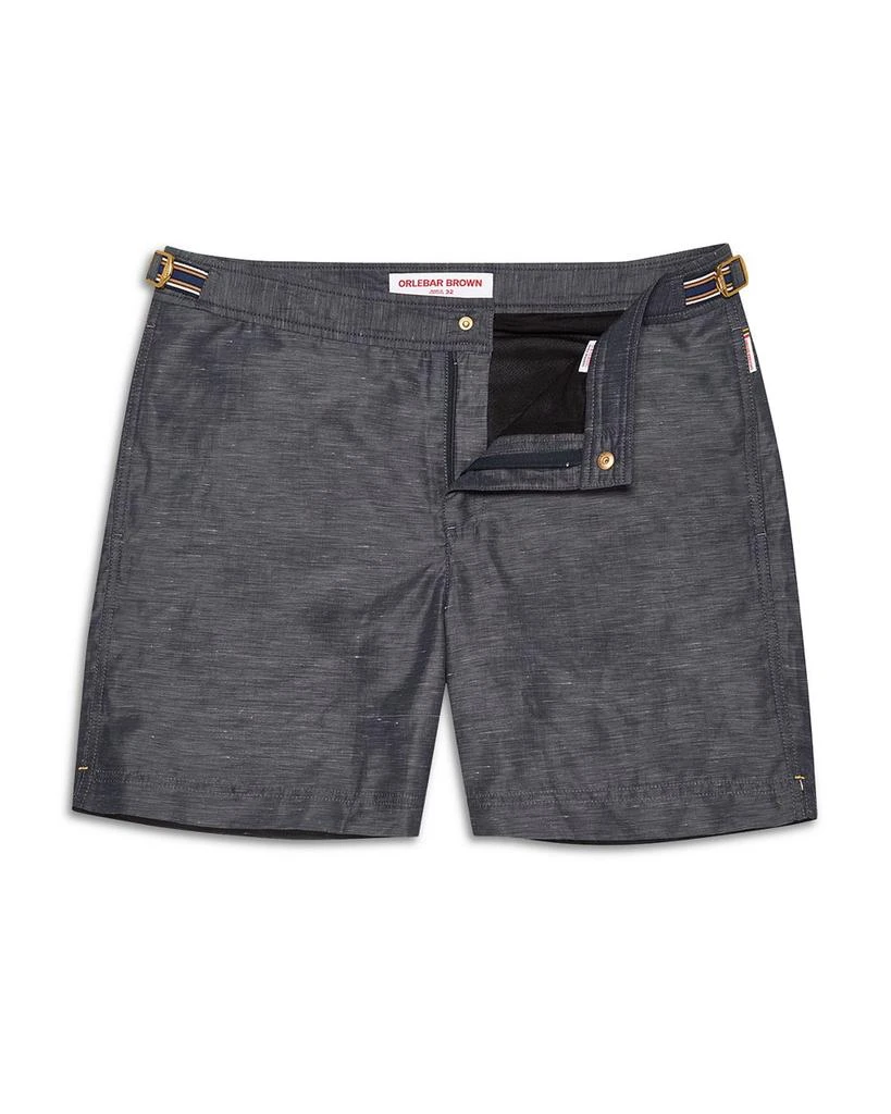 ORLEBAR BROWN Bulldog Linen Tape 6" Swim Trunks 1