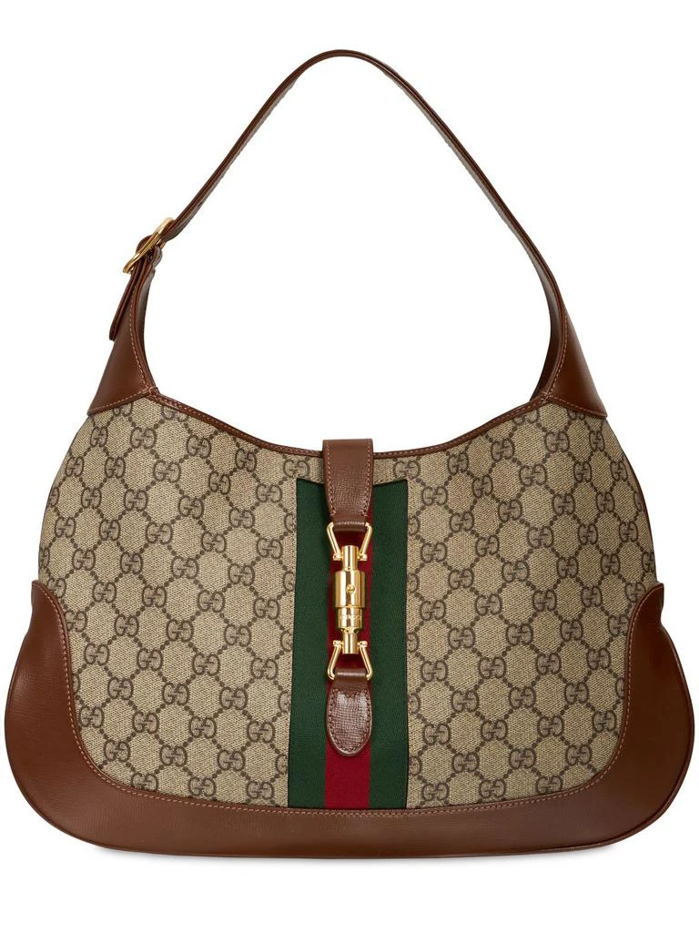 GUCCI Medium Jackie Gg Supreme & Leather Bag 1