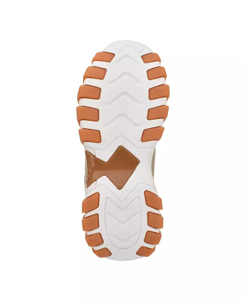 GUESS Women's Nowah Triangle Lace-Up Chunky Fashion Sneakers 5