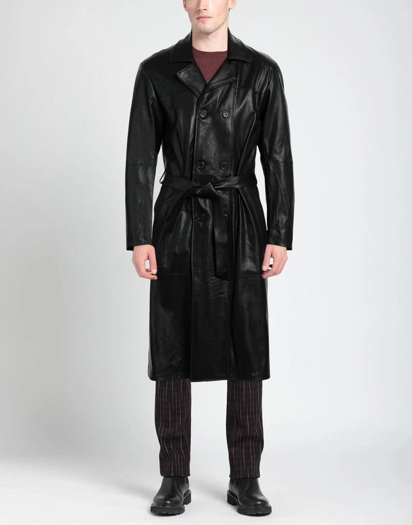 STREET LEATHERS Double breasted pea coat 2