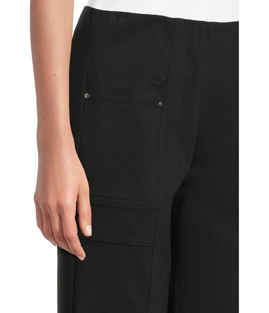 Elliott Lauren Pull On Updated Crop Cargo Pocket Pants With Rivets Detail 4