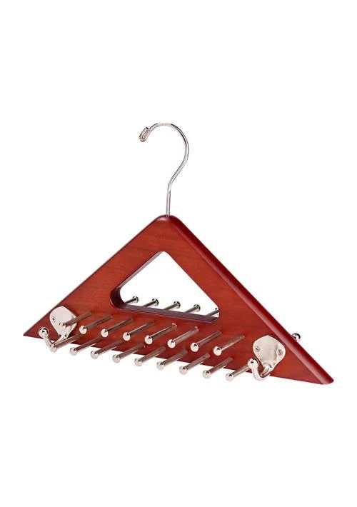 Revo International Gift Co International Gift Co Wooden Tie And Belt Rack 1